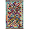 Handmade Vegetable Kilim 3' 4" x 5' 3" (ft) - No. Y40032