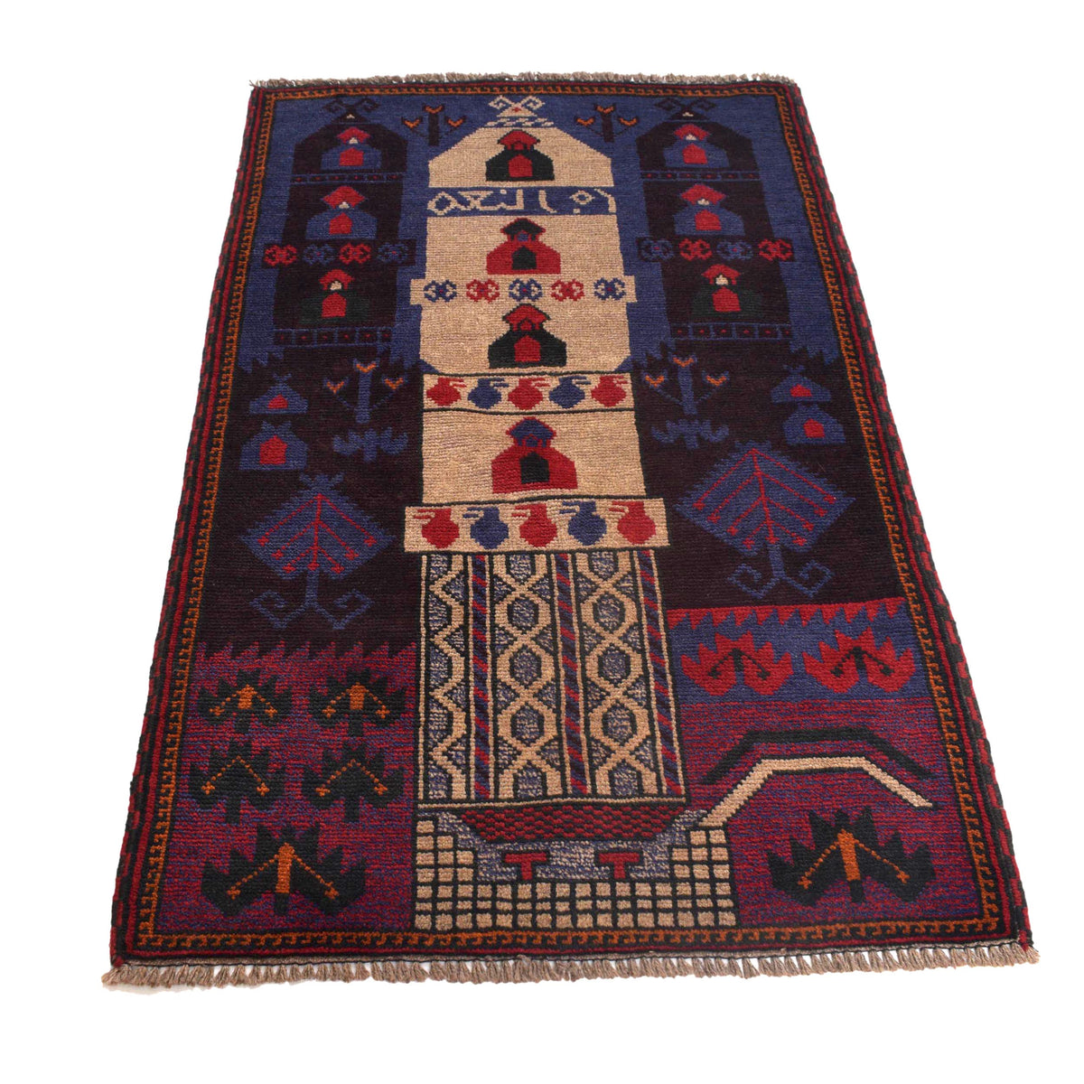 Handmade 3 x 5 ft Multi Prayer Rugs for Home Lahore.