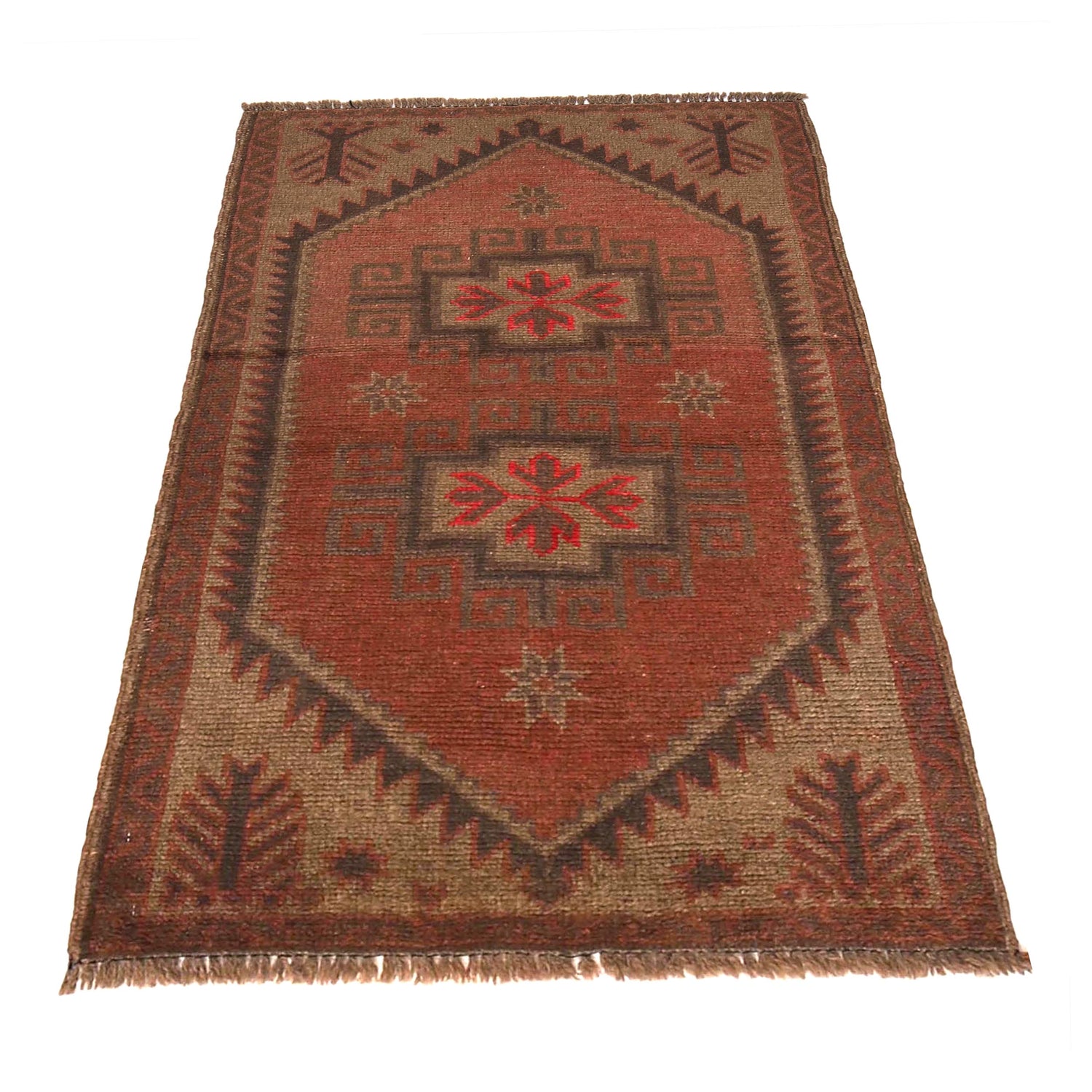 Overdyed Rug  2' 5 x 3' 9 (ft) - No. B16237