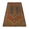 Hand Knotted Overdyed Rug 2' 6 x 4' 6 (ft) - No. B16241