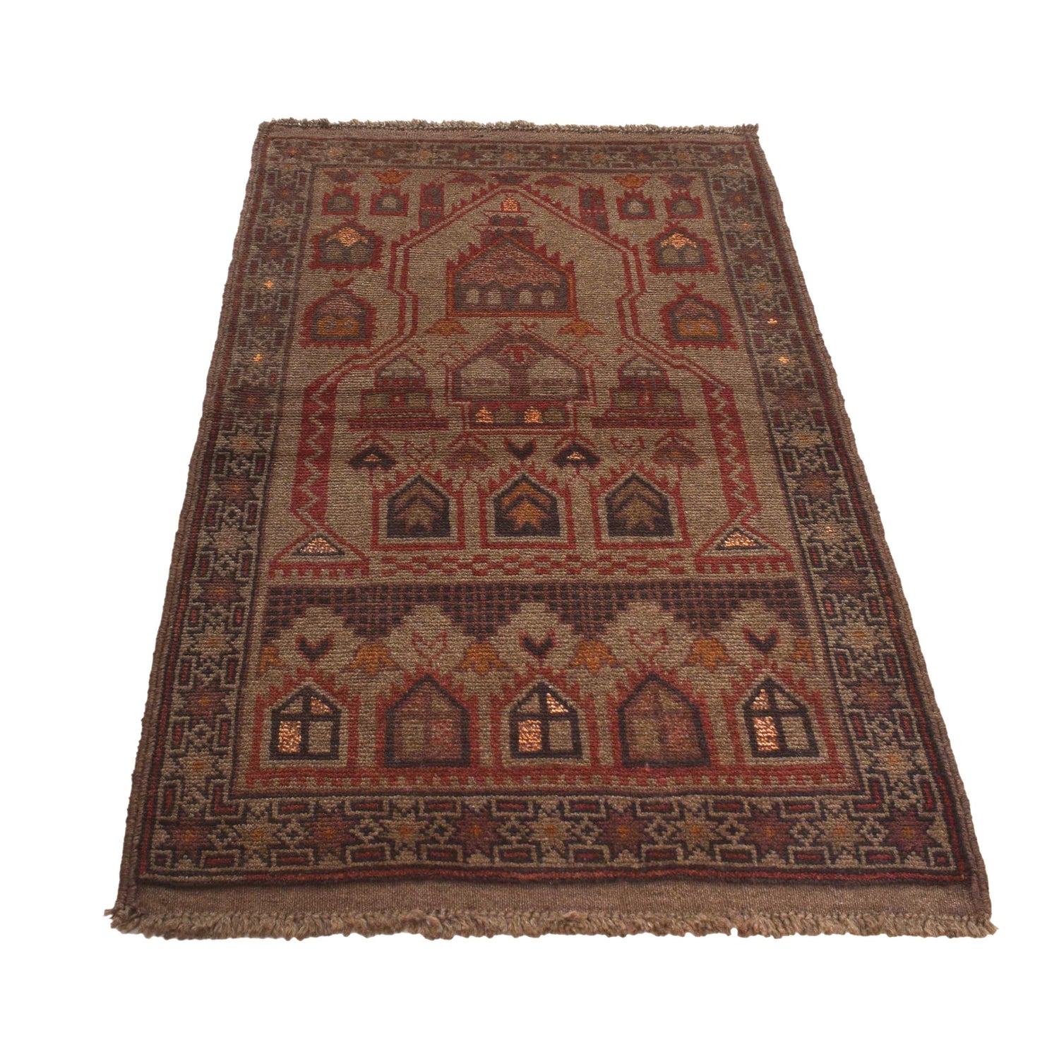 Hand Knotted Overdyed Rug 2' 7 x 4' 7 (ft) - No. B16286