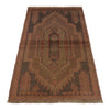 Hand Knotted Overdyed Rug 2' 5 x 4' 4 (ft) - No. B16297