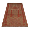 Hand Knotted Overdyed Rug 2' 6 x 4' 2 (ft) - No. B16298