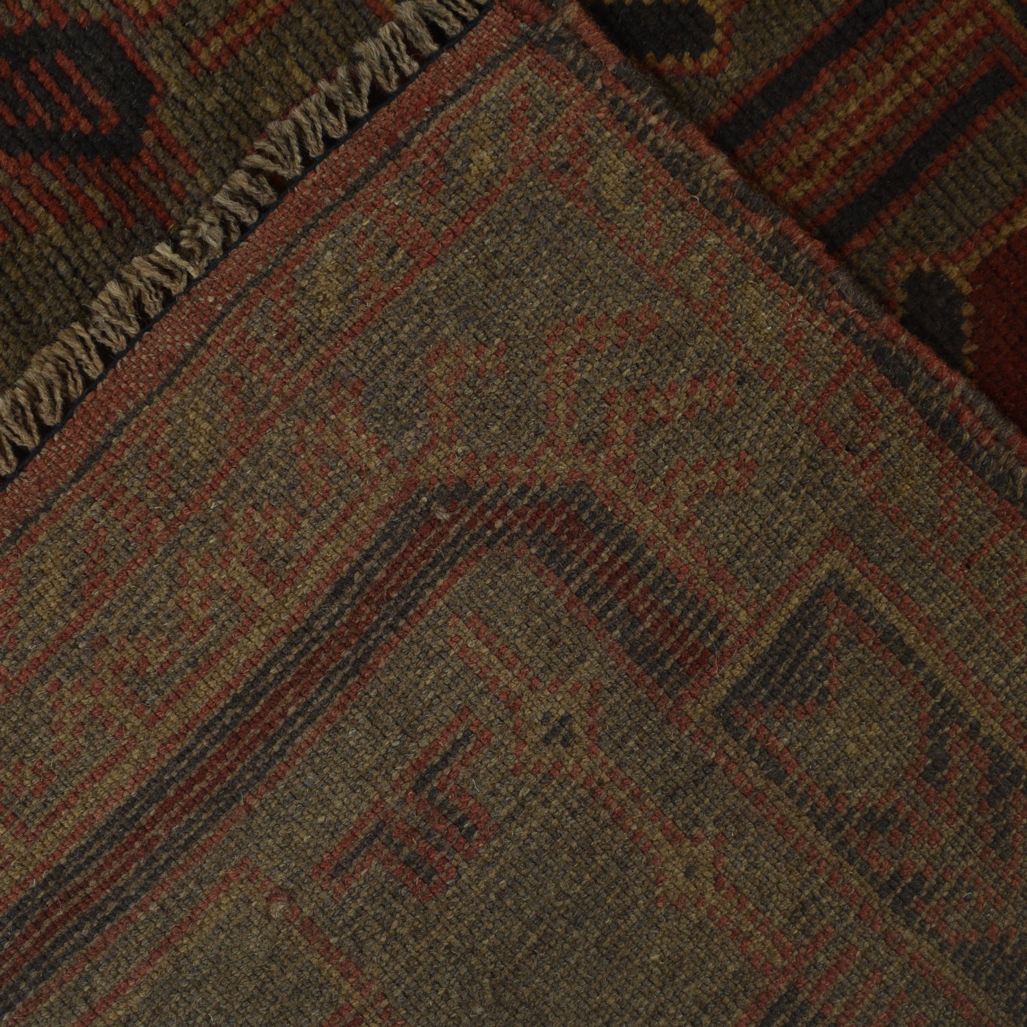 Hand Knotted Overdyed Rug 2' 7 x 4' 6 (ft) - No. B16989