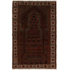 Hand Knotted Overdyed Rug 2' 7 x 4' 6 (ft) - No. B16990