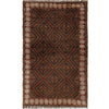 Hand Knotted Overdyed Rug 2' 4 x 4' 1 (ft) - No. B16993