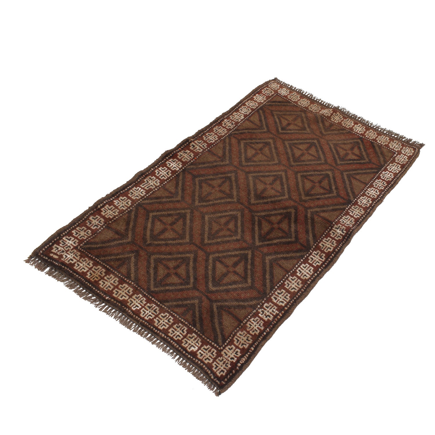 Hand Knotted Overdyed Rug 2' 4 x 4' 1 (ft) - No. B16993