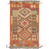 Handmade Vegetable Kilim 2' 5 x 4' 0 (ft) - No. B17553