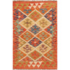 Handmade Vegetable Kilim 2' 4 x 3' 8 (ft) - No. B17561