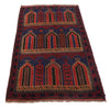 Islamic Prayer Rug 3' 2" x 4' 11" (ft) - No. B17645