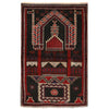 Handmade Prayer Rug 2' 11" x 4' 5" (ft) - No. B17934