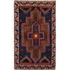 Blue Color Baluchi Rug 2' 8 x 4' 6 (ft) - No. B18311