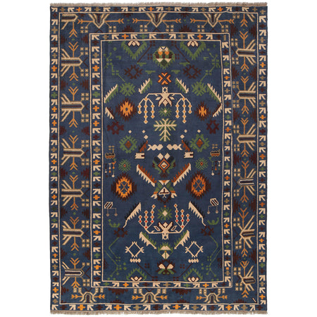 Hand Knotted Baluchi Rug 6' 8 x 9' 5 (ft) - No. B18482