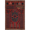 Handmade Prayer Rug 3' 1" x 4' 8" (ft) - No. B18773