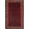 Red Baluchi Rug 2' 8 x 4' 4 (ft) - No. B18808