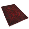 Maroon Color Khal Mohammadi Rug 3' 4 x 4' 8 (ft) - No. B18855