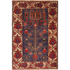 Islamic Prayer Rug 3' 3" x 4' 9" (ft) - No. B18899