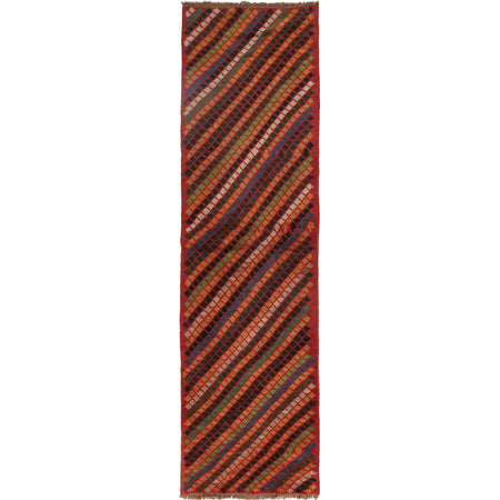 Hand Knotted Baluchi Runner 2' 6 x 9' 8 (ft) - No. B19287