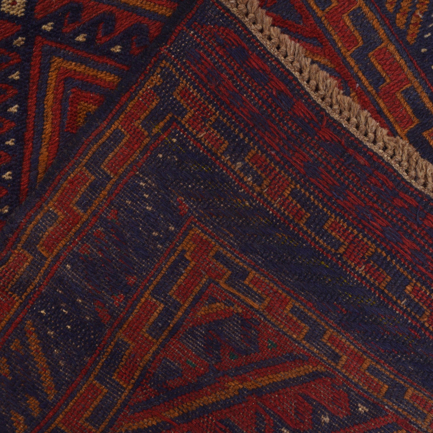 Red Mashwani Long Runner 2' 5 x 12' 3 (ft) - No.B19315