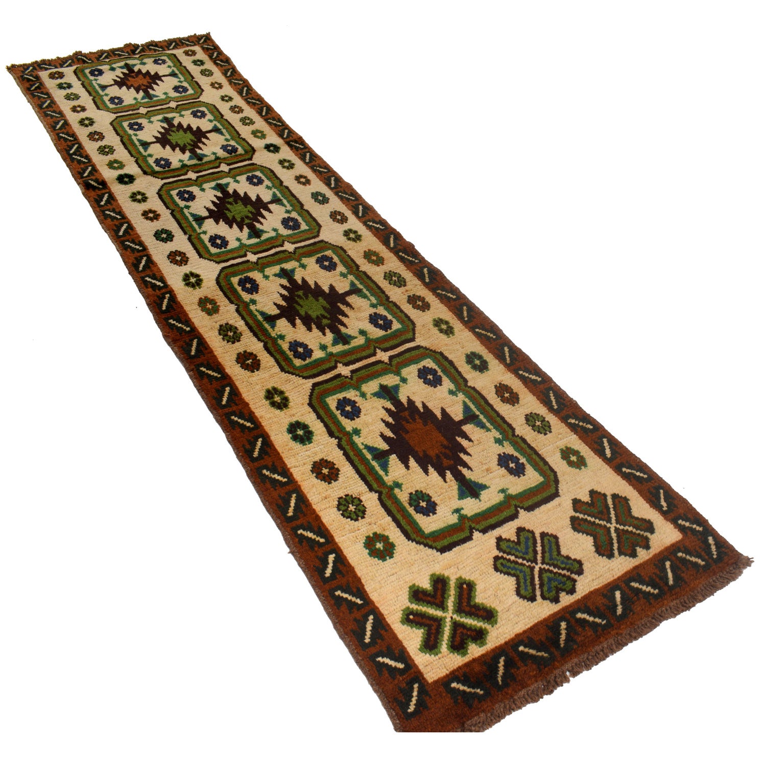 Red Baluchi Runner 2' 4 x 9' 5 (ft) - No. B19436