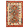 Handmade Vegetable Kilim 2' 6 x 4' 1  (ft) - No. B19548