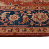 Hand Knotted Persian Design Heriz Rug 4' 7 x 6' 6 (ft) - No. B19576