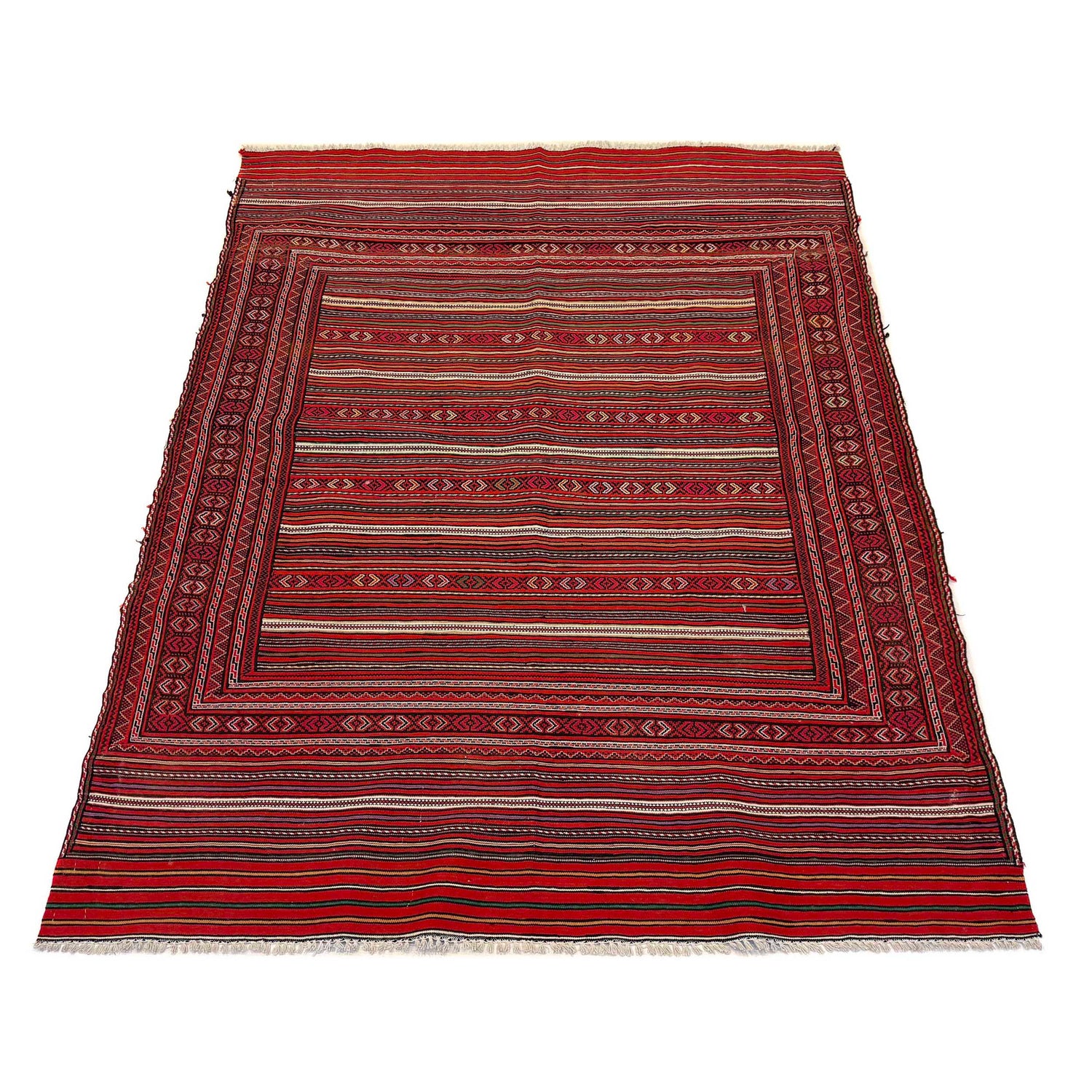 Dining Room Kilim 4' 9" x 6' 3" (ft) - No. B19586