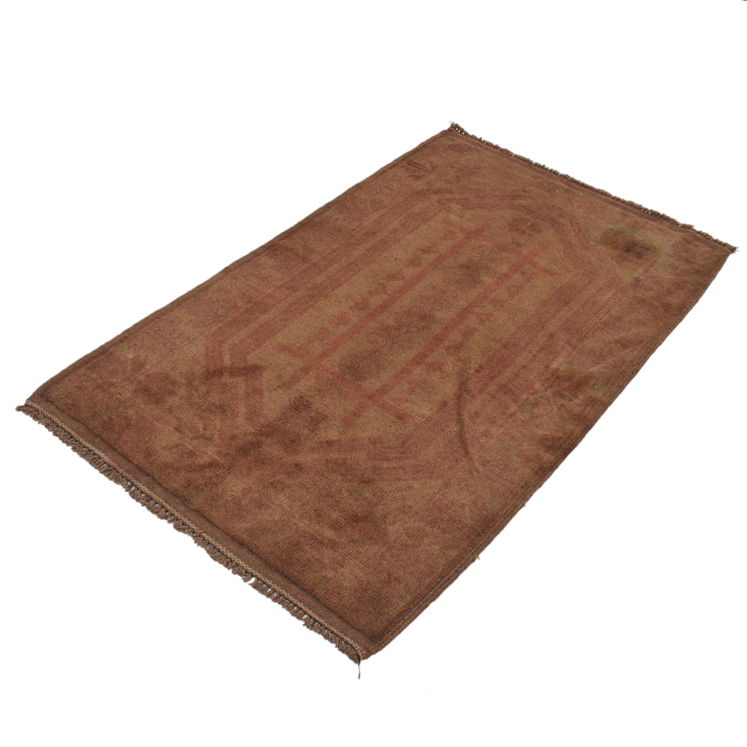 Handmade Overdyed Rug 2' 9 x 4' 5 (ft) - No. B19636