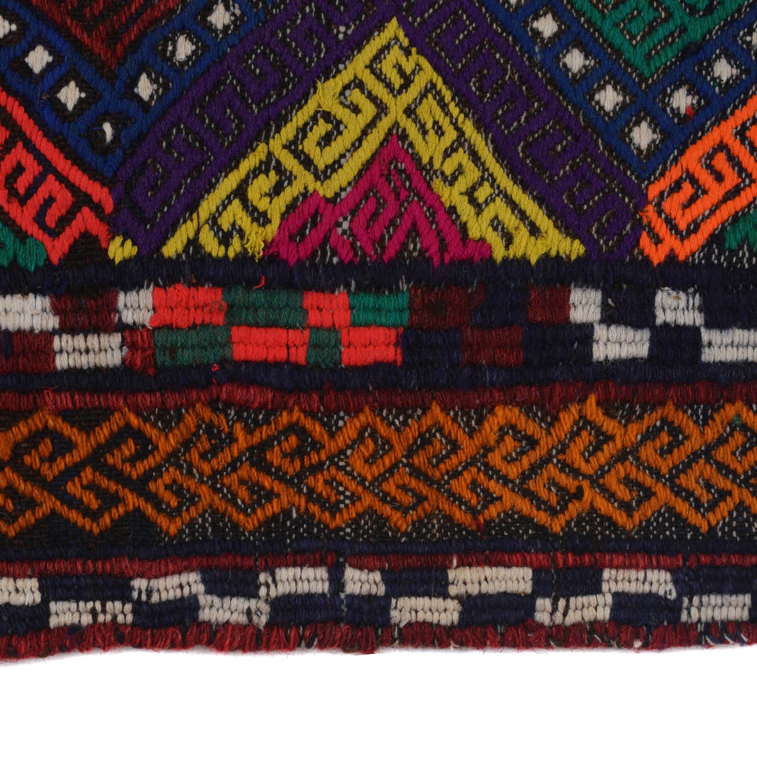 Flatweave Kilim Runner 2' 4" x 6' 8" (ft) - No. B19854