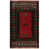 Flat Weave Kilim Runner 2' 1" x 3' 7" (ft) - No. B19885