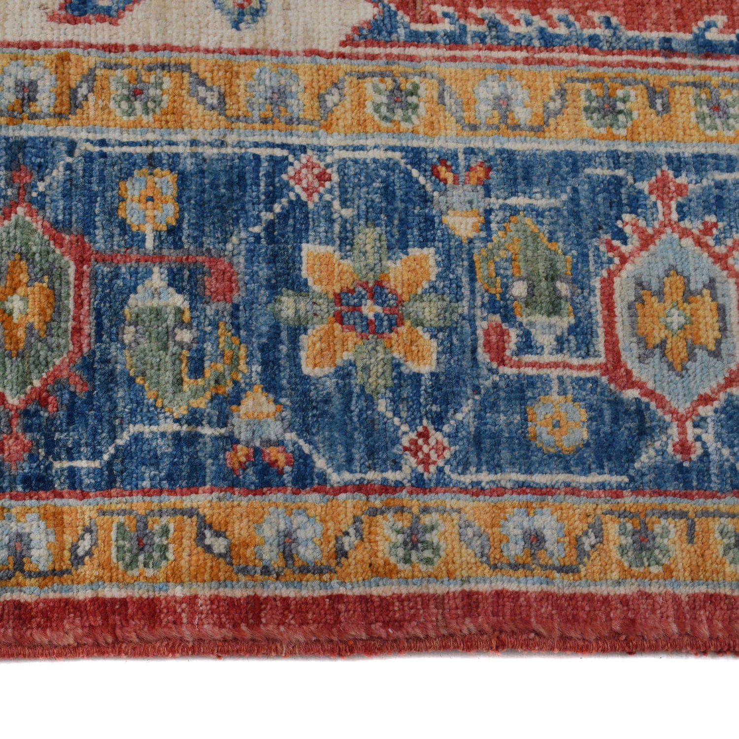 Handmade Persian Design Heriz Rug 5' 6 x 7' 8 (ft) - No. B19902