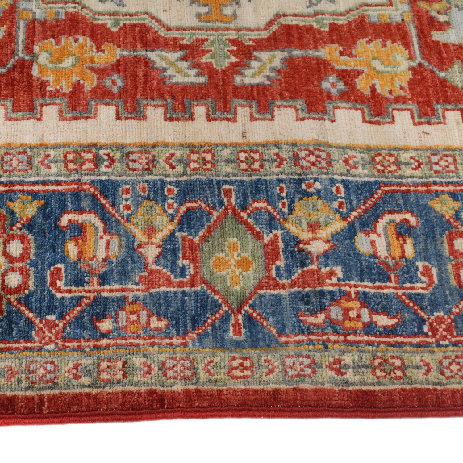 Hand Knotted Persian Design Heriz Rug 5' 0" x 6' 6" (ft) - No. B19903
