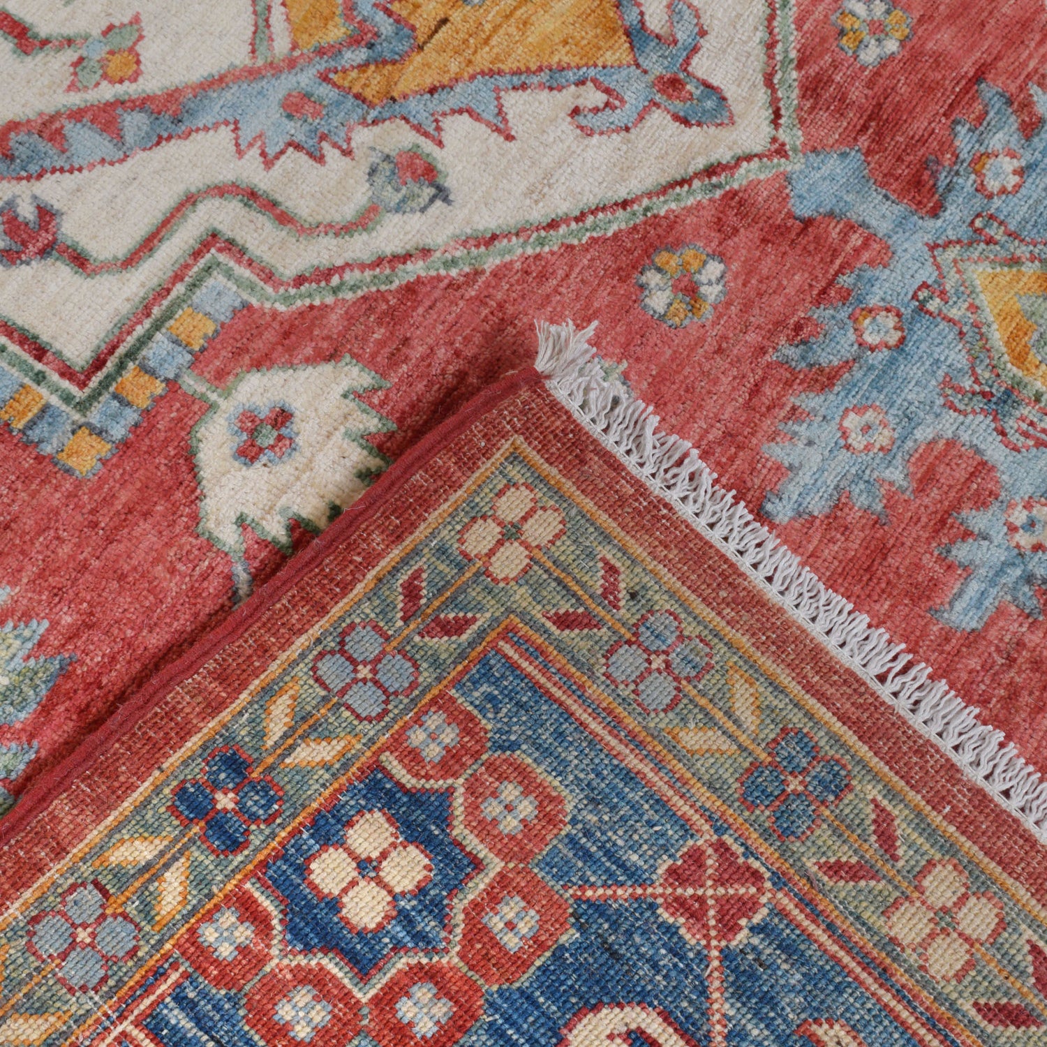 Hand Knotted Persian Design Heriz Rug 8' 1" x 9' 9" (ft) - No. B19906