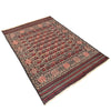 White Sumak Kilim 4' 1 x 5' 9 (ft) - No. B19997