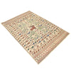 White Sumak Kilim 4' 0 x 5' 7 (ft) - No. B20001