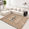 White Sumak Kilim 4' 4 x 6' 1 (ft) - No. B20012