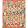 Handmade Vegetable Kilim 4' 5 x 5' 4 (ft) - No. B20106