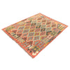 Handmade Vegetable Kilim 4' 5 x 5' 4 (ft) - No. B20106