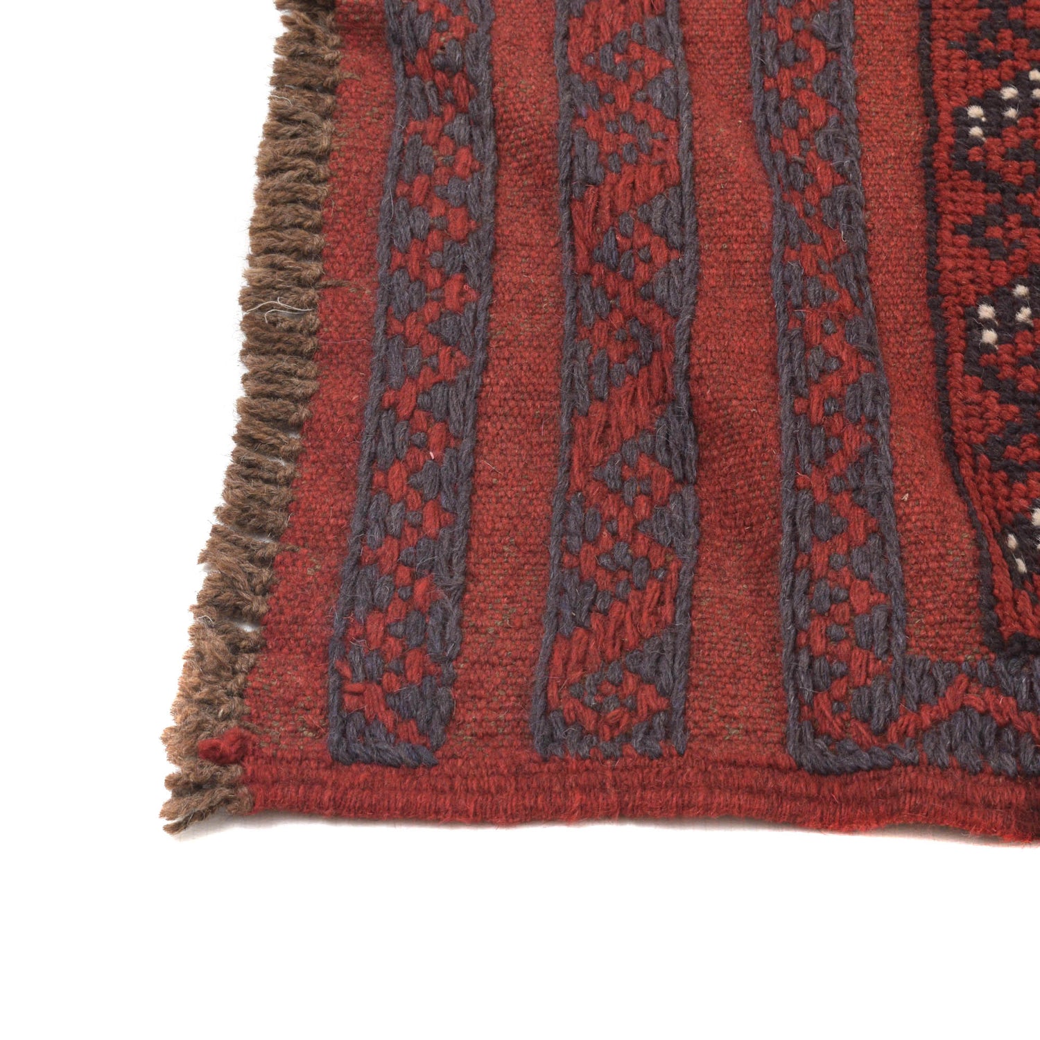 Red Mashwani Short Runner 1' 8 x 7' 7 (ft) - No.B20232