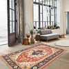 Hand Knotted Persian Design Heriz Rug 4' 0 x 6' 1 (ft) - No. B20277