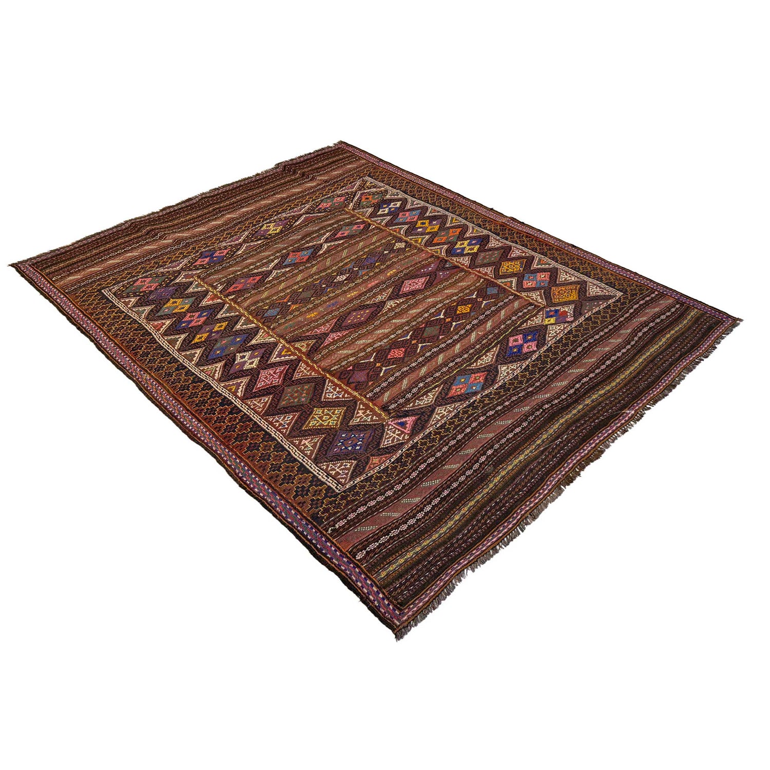 Bedroom Flatweave Kilim 4' 11" x 7' 8" (ft) - No. B20313