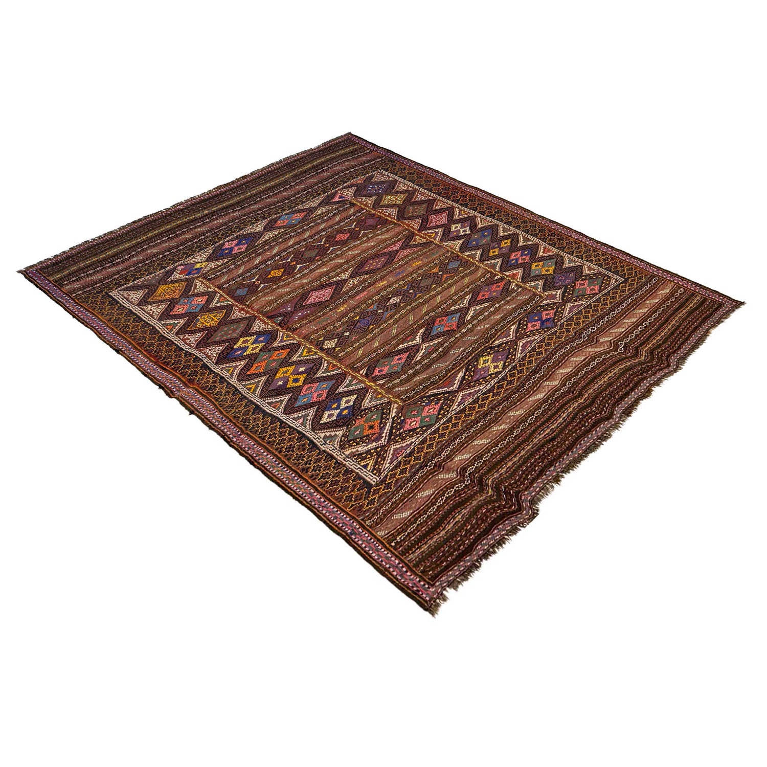 Bedroom Flatweave Kilim 4' 11" x 7' 8" (ft) - No. B20313