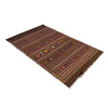 Medium Size Dhurrie Kelim 4' 5" x 7' 12" (ft) - No. B20352