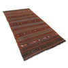 Medium Size Dhurrie Kelim 4' 6" x 8' 0" (ft) - No. B20353