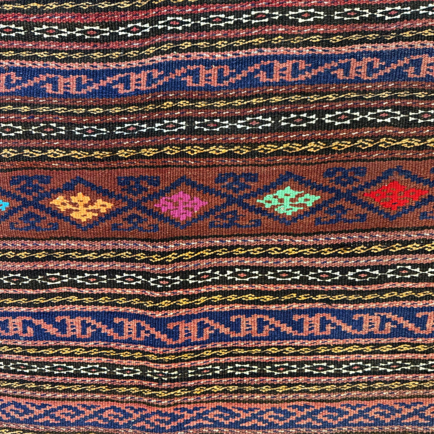 Bedroom Flatweave Kilim 4' 8" x 6' 7" (ft) - No. B20383