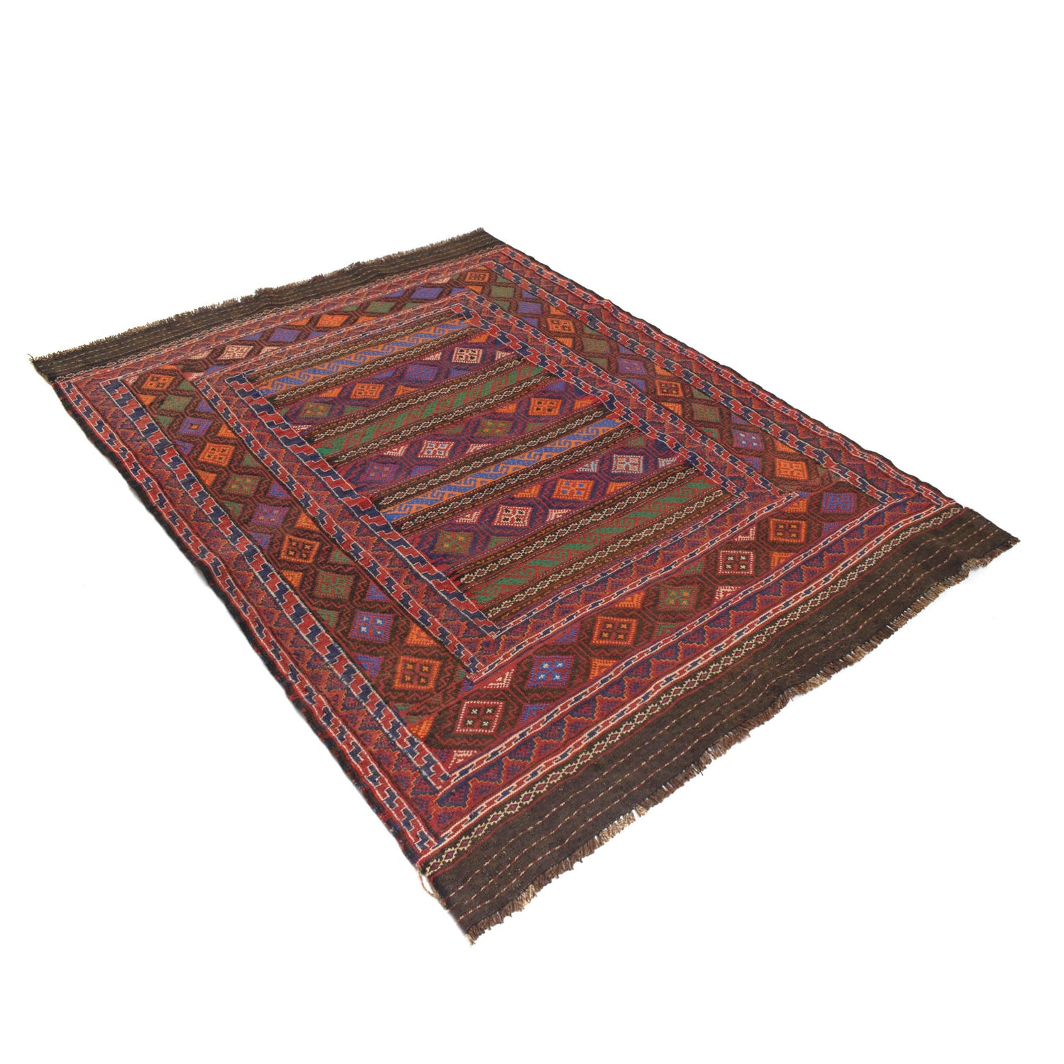 Bedroom Flatweave Kilim 4' 9" x 6' 4" (ft) - No. B20384