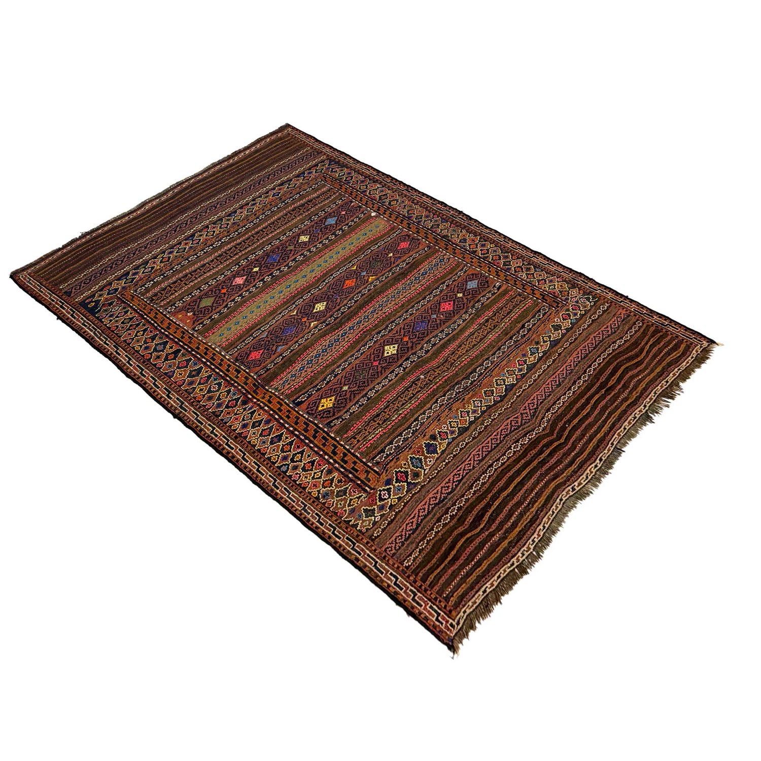 Entryway Flatweave Kilim 4' 0 x 6' 5 (ft) - No. B20386