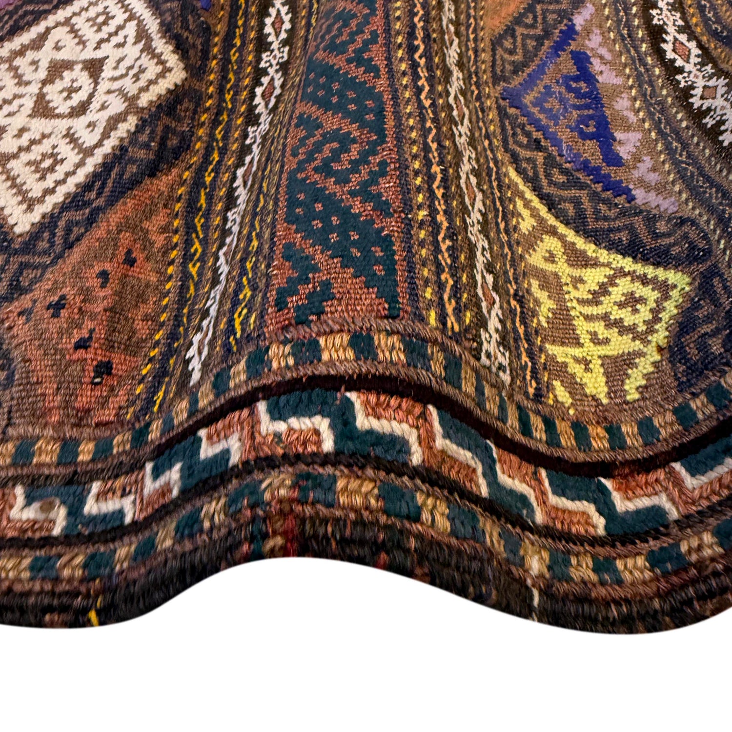 Medium Size Dhurrie Kelim 3' 6 x 5' 1 (ft) - No. B20391