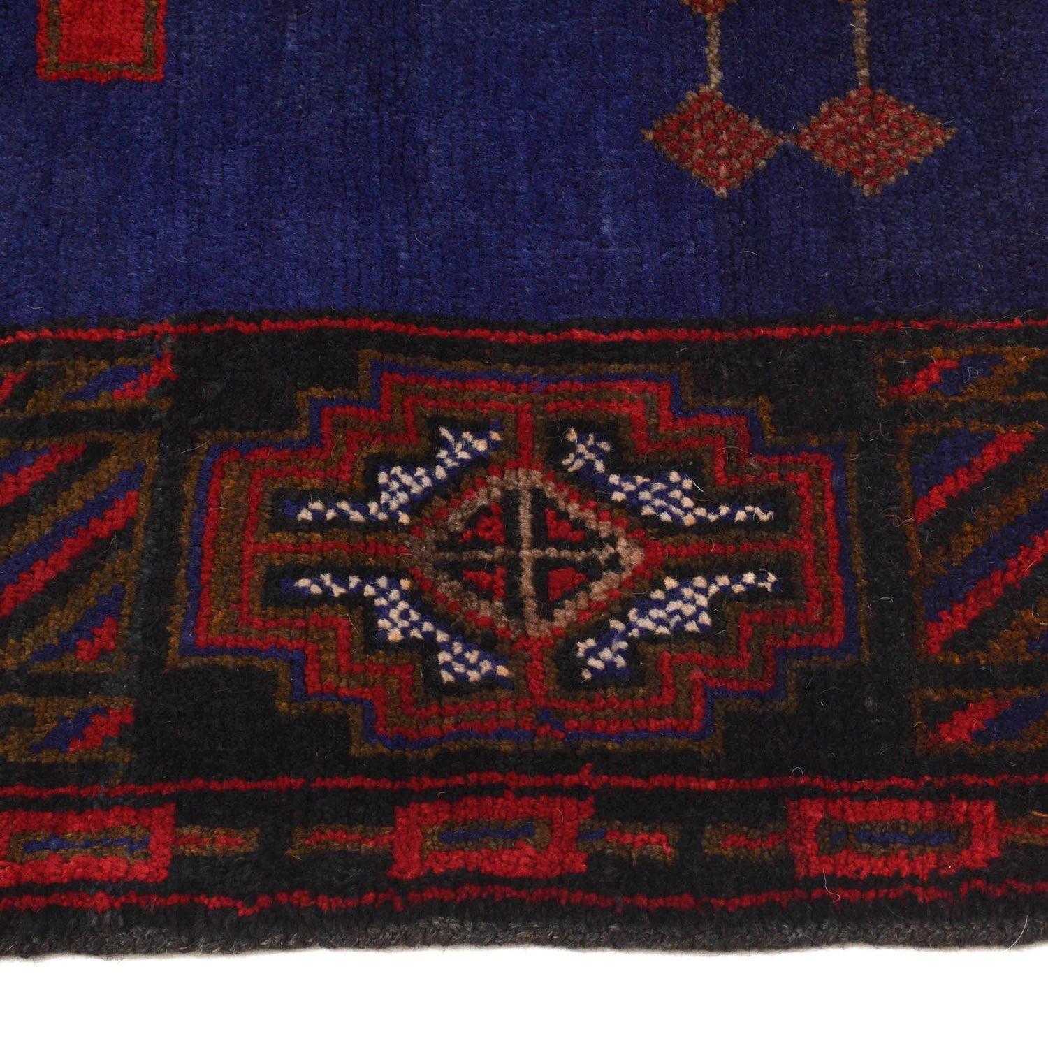 Blue Color Baluchi Rug 4' 7 x 6' 7 (ft) - No. b20399