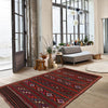 Entryway Flatweave Kilim 4' 5 x 6' 8 (ft) - No. B20412